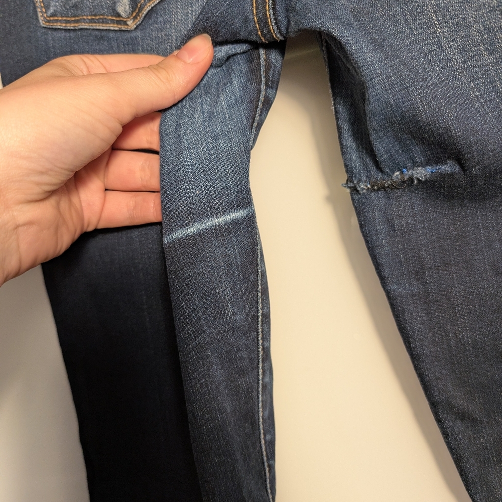American Eagle High-Rise Jegging – Size 6 Regular – Repaired Thigh Seam - Picture 5 of 6